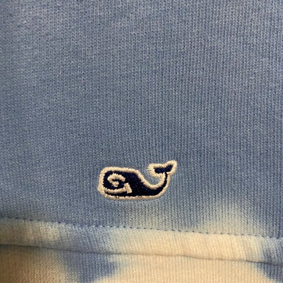 Vineyard Vines Women's Popover Shep Hoodie Tie Dyed Bimini Blue Size S - Picture 3 of 9
